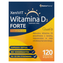 XeniVIT Витамин D3 - 4000 МЕ, 120 капсул