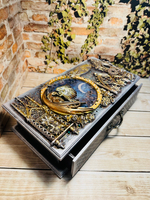 Шкатулка-комод "Дракон и ангел"