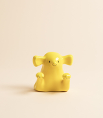 Крючок-скульптура — Пес с лапами, желтый | vaya.for.fun