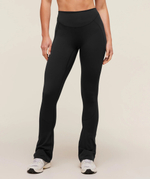 Леггинсы GYMSHARK Lifting Dipped Waistband Flared Leggings Black