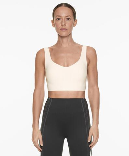 Oysho Спортивный бюстгальтер perfect-adapt, экрю