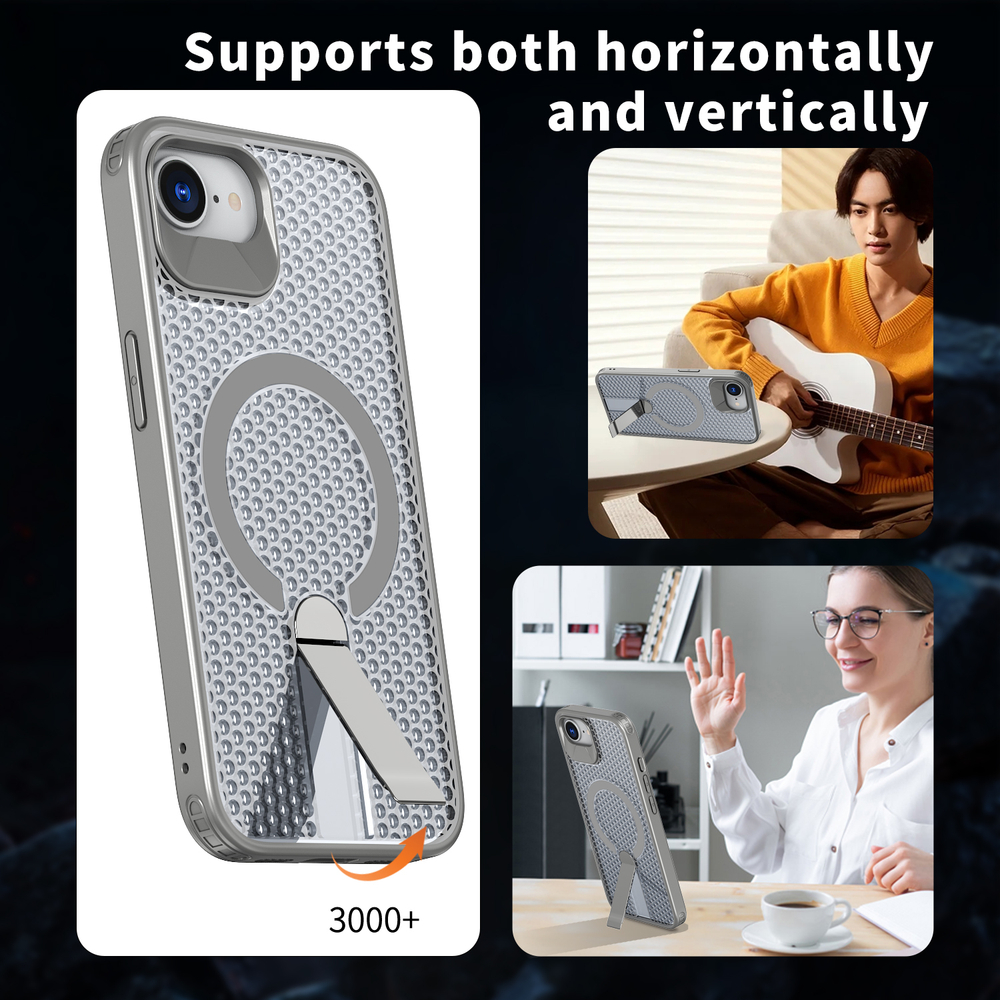 Прозрачный чехол Mesh Pro Magnetic Case для iPhone 16e