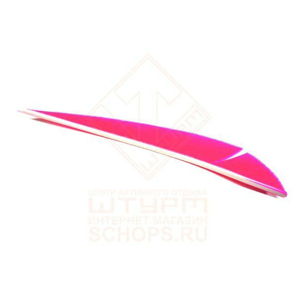 Оперение натуральное Parabol RW 4", Pink