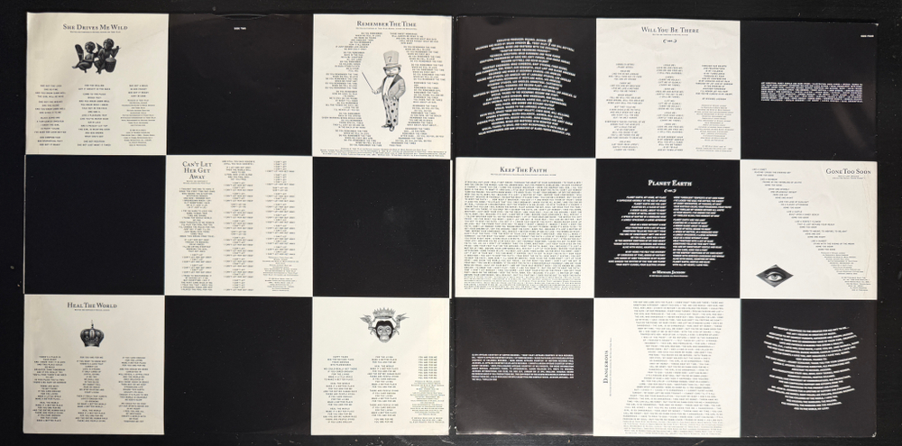 Michael Jackson - Dangerous 2LP (Голландия 1991г.)