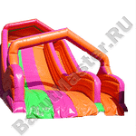 Детский надувной батут-горка "Яркий день"