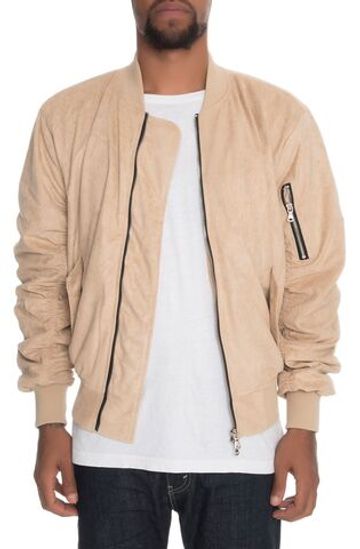 Куртка бомбер Lifted Anchors бежевый