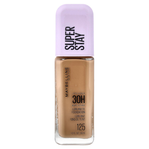 Maybelline, Super Stay, тональный крем для сияния, 125, 30 мл (1 жидк. унция)