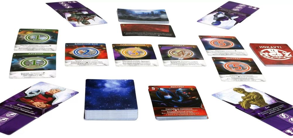 Настольная игра Стражи Галактики: Битва супергероев