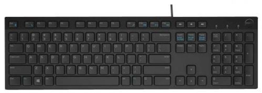 Клавиатура DELL KB216 580-ADHD черный