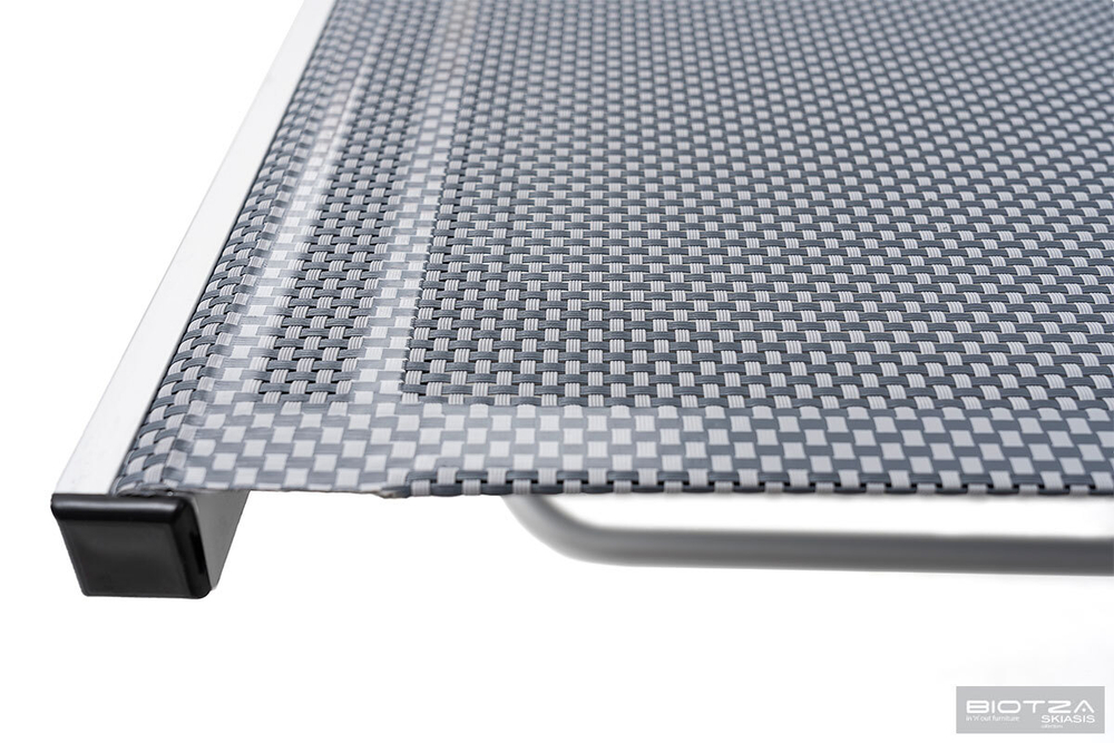 Шезлонг Biotza Hera алюминиевый, серый