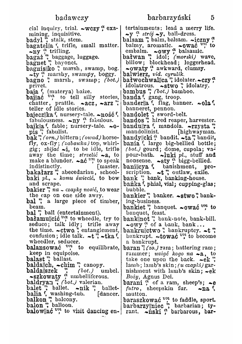 Burt's Polish-English dictionary in two parts, Polish-English, English Polish | Kierst W.