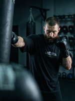 Футболка оверсайз хлопковая черная Legenda Клятва