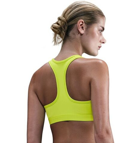 Теннисный бюстгальтер Nike Swoosh Medium Support Non-Padded Sports - cyber/white