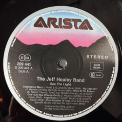 Винтажная виниловая пластинка LP The Jeff Healey Band See The Light (Germany 1988)