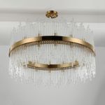 Люстра KR1209P-12 brass