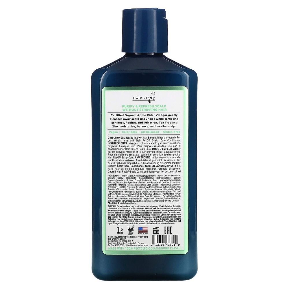 Petal Fresh, Hair ResQ, шампунь, уход за кожей головы с яблочным уксусом, 355 мл (12 жидк. унц.)