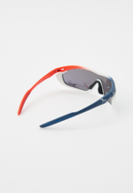 Спортивные очки 720armour Analog Pro / Matte Dark Grey Blue / Matte Neon Red Orange / Matte White Gasket / Smoke Full Blue White Lens