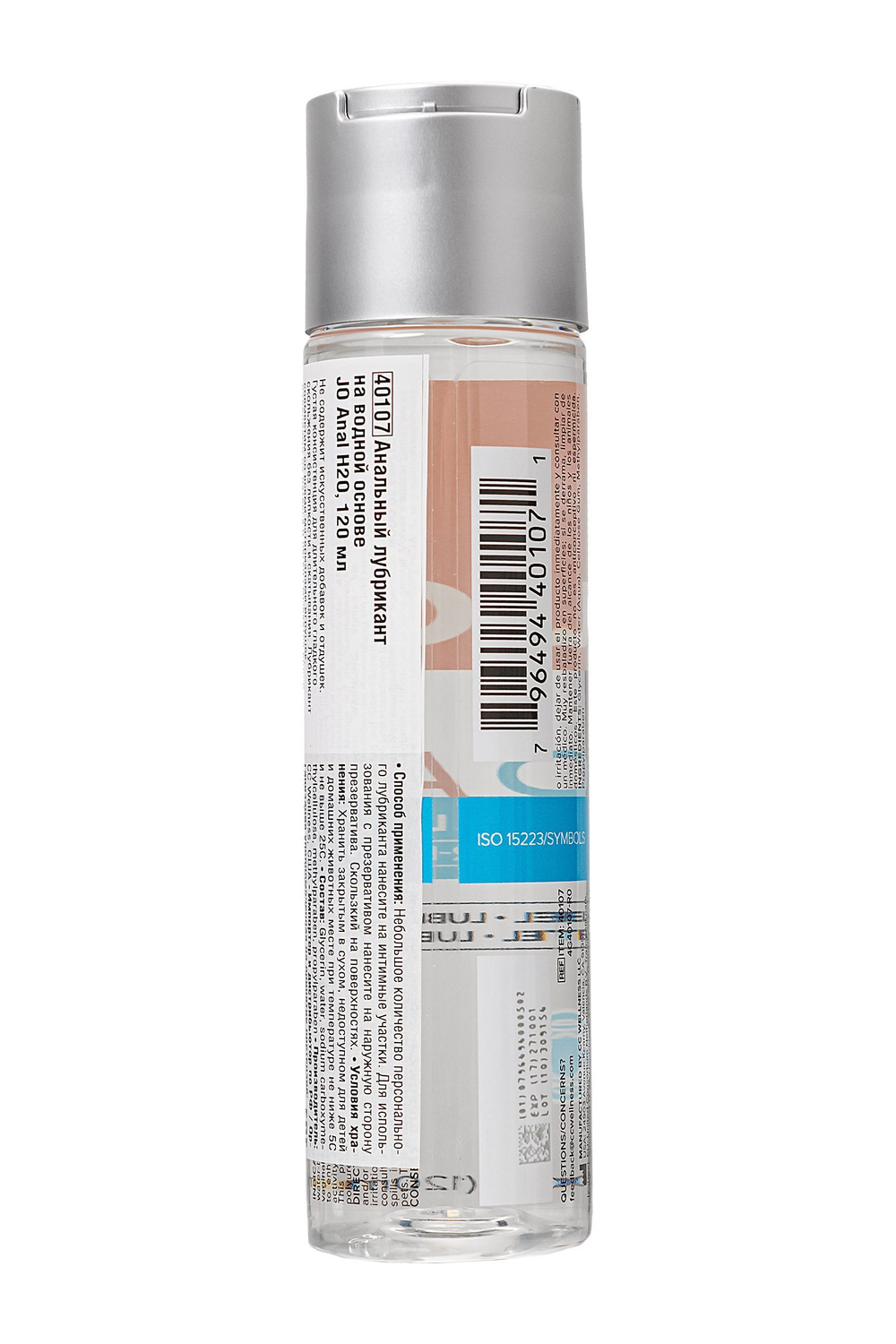 Анальный лубрикант на водной основе JO Anal H2O - 120 мл.