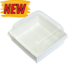 Упаковка ForGenika SMART PACK Dome Lid White 135(150)х 135 (150) х40 мм (50 шт./уп., 200 шт./кор.)