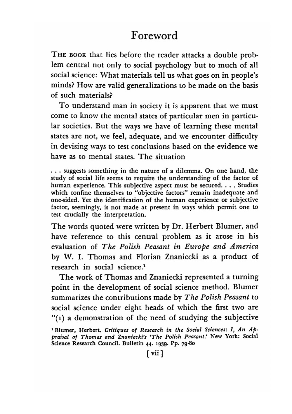 The use of personal documents in psychological science | Gordon W. Allport