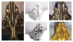 Варианты цветов ножек для ванны Castone Даллас