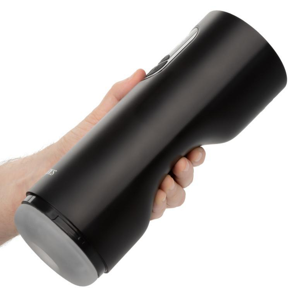 Мастурбатор с симуляцией оральный ласк Sucking and Vibrating Masturbator (Цвет: черный)