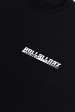 Футболка черная RollAllDay Racing