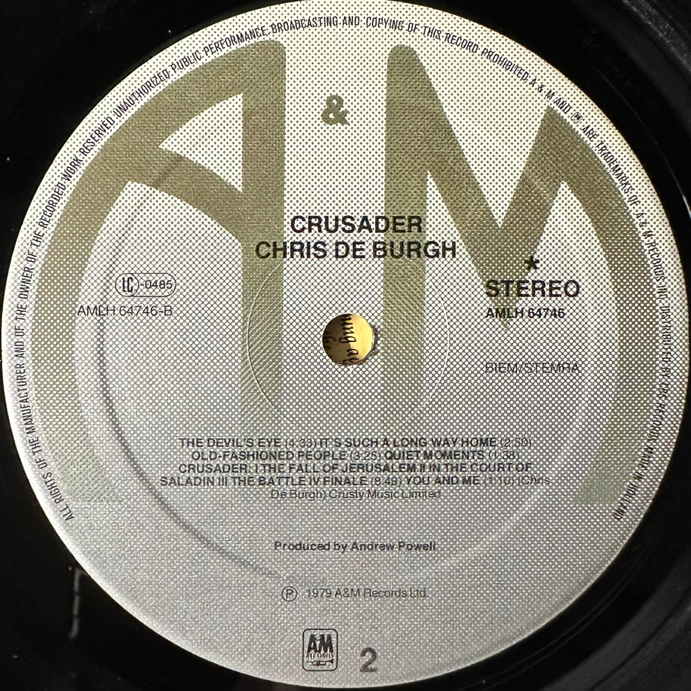 Chris de Burgh - Crusader (Голландия 1979г.)