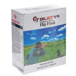 GAEM Набор из 4-х предм.: фляжка 1350 мл, 2 стопки 70 мл, фляжка 100 мл, L19 W10,5 H23,5 см