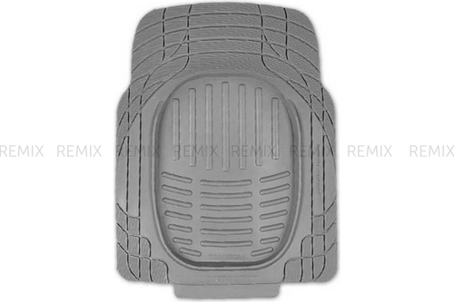 Коврики TRANSFORM, передние 2 шт, 77х57см, ПВХ, серый