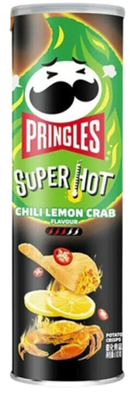Чипсы Pringles со вкусом Лимона и Краба