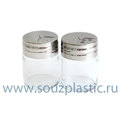 Набор для специй BASIC с металл. крышкой