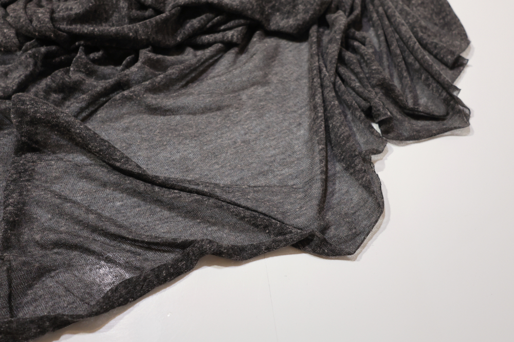 ТЕМНО-СЕРЫЙ - Вуаль (ОЗ85 Елена) (к2 дефект кромки 0-50см)