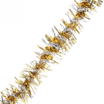 Мишура 2м 9см «Фейерверк» серебро/золото