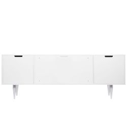 Тумба под ТВ Тропик 155см Классик Айс Сильвер