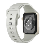 Спортивный ремешок Uniq Stride SE для Apple Watch 44, 45, 46 мм и Ultra 2–3 Водостойкий ремешок из фторэластомера с застёжкой pin-and-tuck из нержавеющей стали. На запястье обхватом 130–190 мм