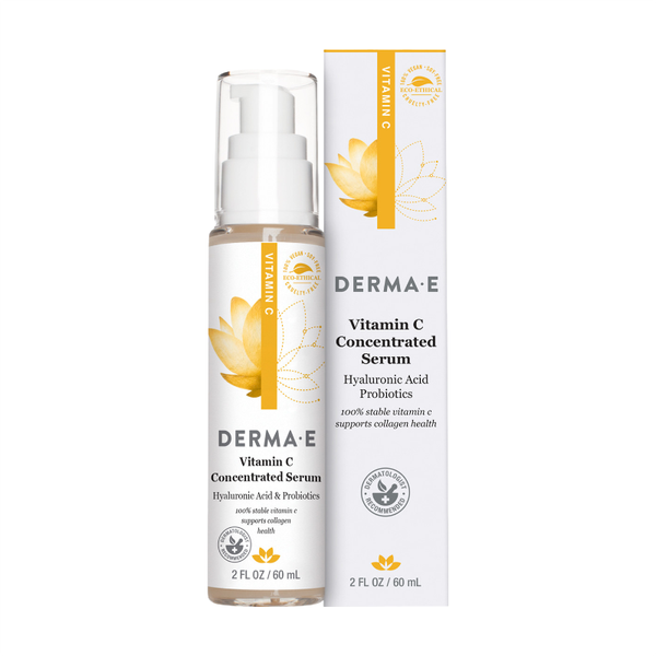 Vitamin C Serum with Hyaluronic Acid Концентрированная Сыворотка с Витамином С 60мл (DERMA E)