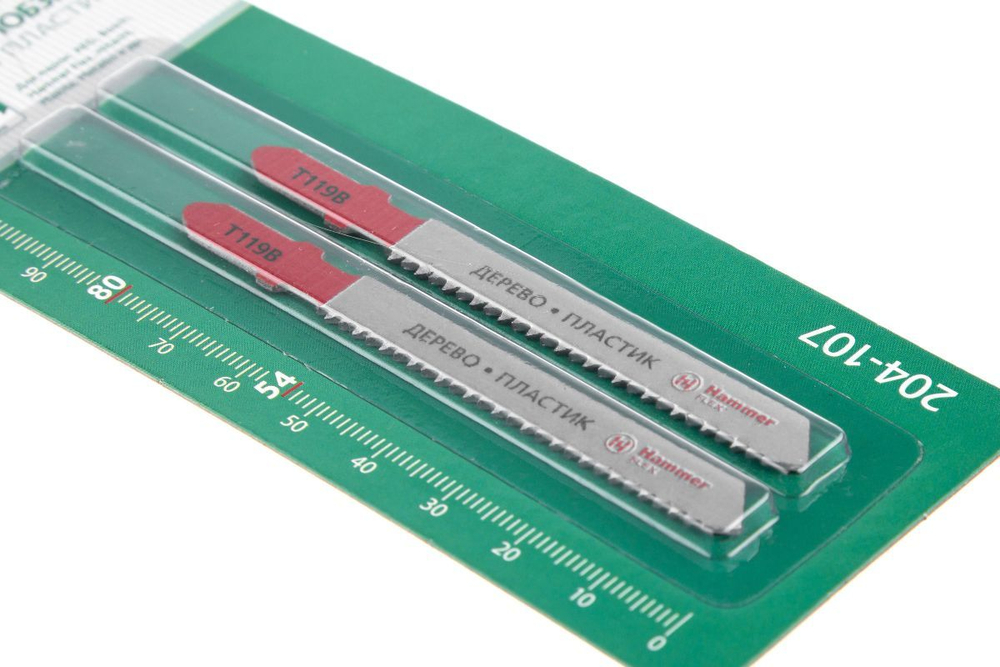 Пилки для лобзика HAMMER JG WD-PL T119B 204-107 (2шт.)