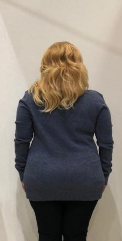 Свитер с "оленями" и воротником водолазка