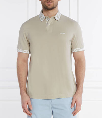 Поло BOSS ORANGE - бежевый(50515903)