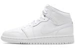 Air Jordan 1 Mid 'Triple White 2020' Gs