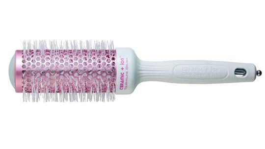 Термобрашинг Ceramic + ion белый/розовый 45 мм