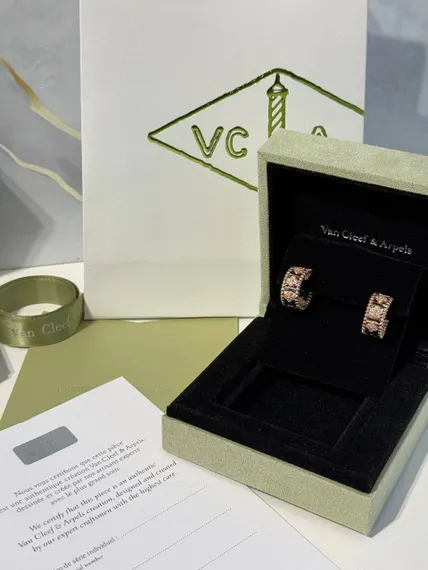 Серьги VAN CLEEF &amp; ARPELS Perlée Clover