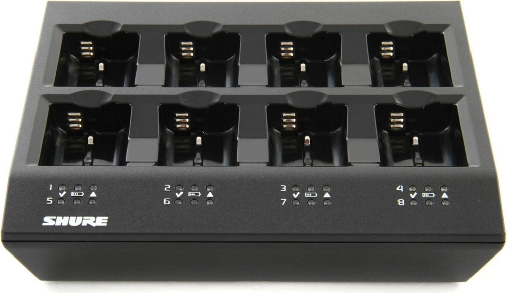 SHURE SBC800E Зарядное устройство для 8-ми аккумуляторов SB900