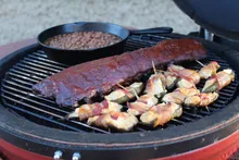 Керамический гриль Kamado Joe Classic II Stand-Alone, 46 см (красный)