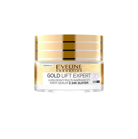 Eveline Cosmetics Gold Lift Expert - укрепляющий крем с золотом /  70+ 50  ml  / GTIN 5901761941968