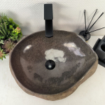 Раковина из речного камня RS-65068 50*39*16 0861