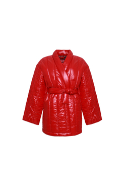 Пуховик - Кимоно укороченный