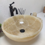 Раковина из оникса Bowl Yellow TinLip BO-61113 45*45*17