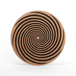 Пробковый Слипмат Для Проигрывателя Виниловых Пластинок (Simply Analog Corc Slip Mat)(Vertigo)